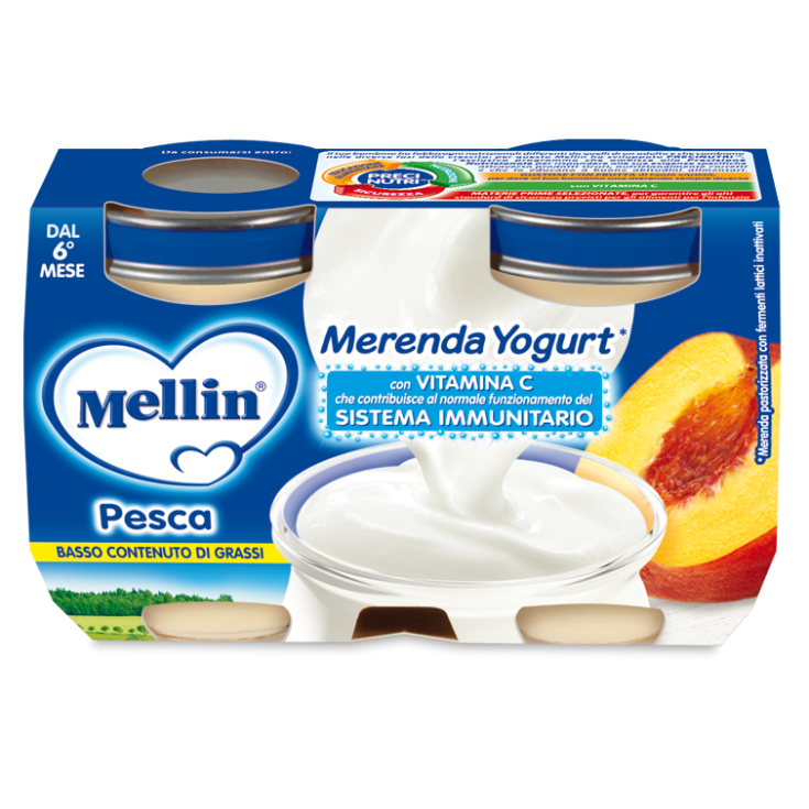 Snack Yogur Melocotón Mellin 2x120g