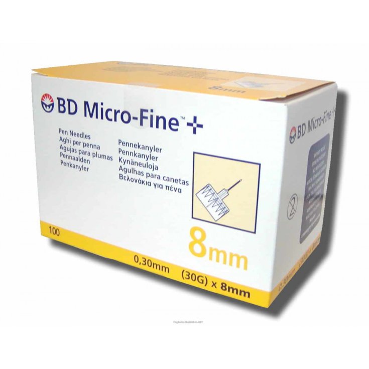 Micro-Fine 8mm Becton Dickinson 100 Piezas