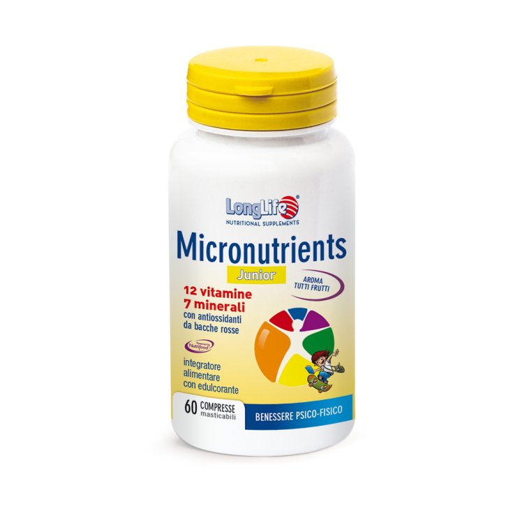 Micronutrientes Junior LongLife 60 Comprimidos Masticables