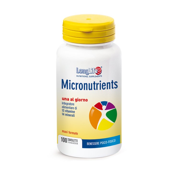 Micronutrientes LongLife 100 Comprimidos recubiertos