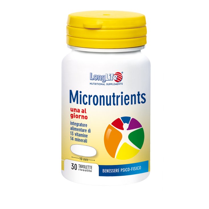 Micronutrientes LongLife 30 Comprimidos recubiertos