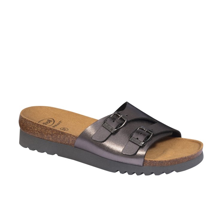 Miki Scholl® Sandalia Mujer Bioprint® Gris Talla 37