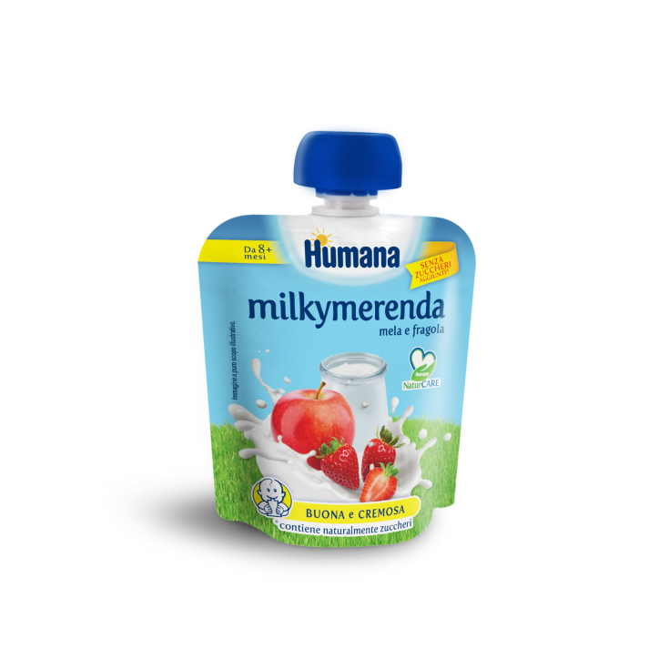 Milkymerenda Manzana Fresa Humana 100g