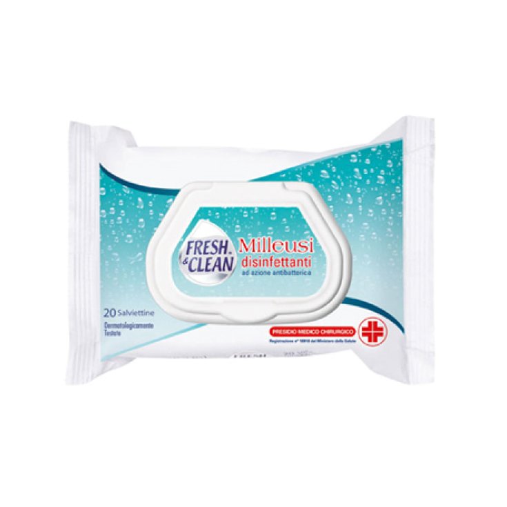 Milleusi Desinfectantes Fresh & Clean 20 Piezas