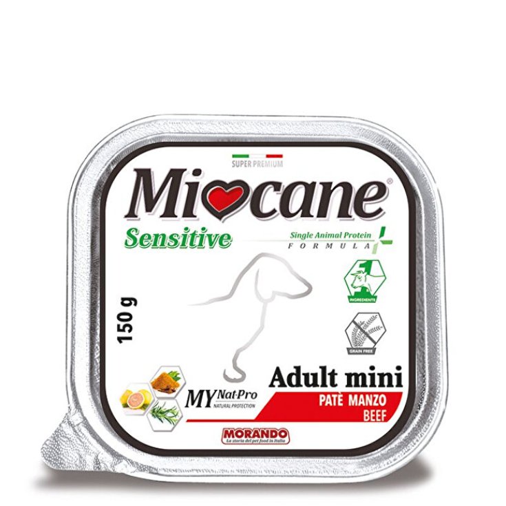 MioCane Sensitive Adult Mini Morando 150g Paté de Ternera