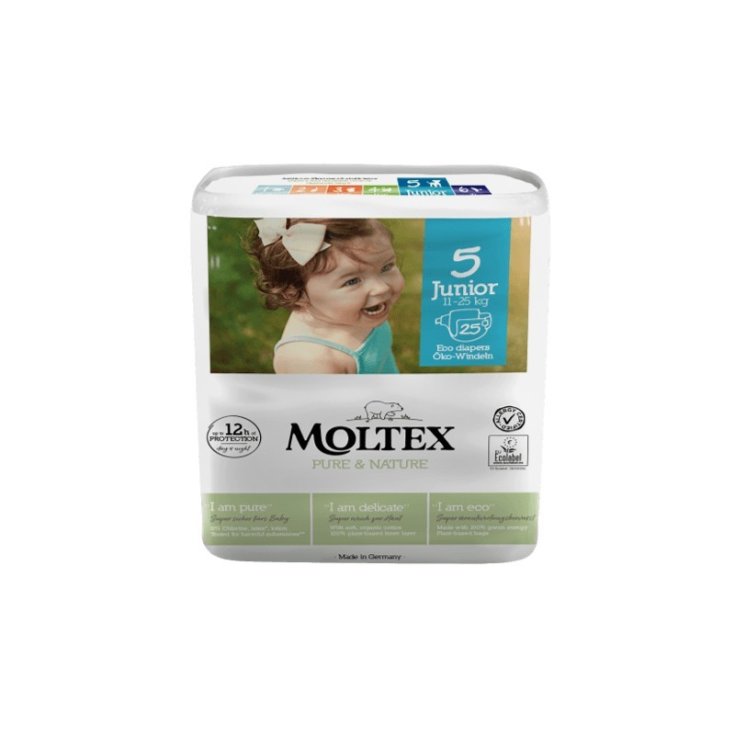 Moltox Pure & Nature Junior Talla 5 (11-25kg) Ontex 25 Pañales Ecológicos