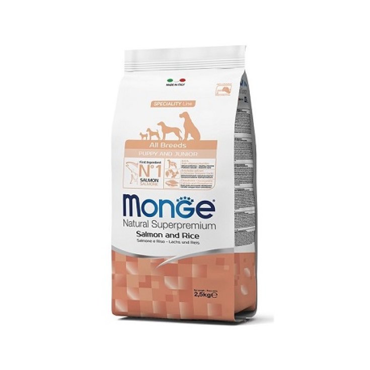 Natural Superpremium Specialty Line Puppy Junior Salmón Y Arroz Monge 2,5 kg