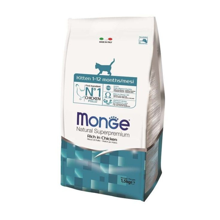 Monge Gatto Natural Superpremium 1/12Mesi Pollo 1,5Kg