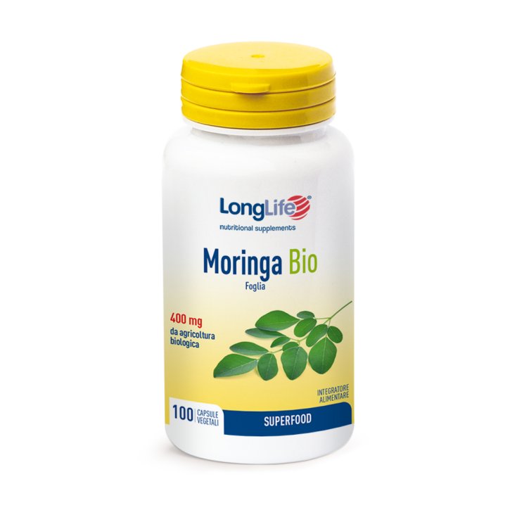 Moringa Bio LongLife 100 Cápsulas Vegetarianas