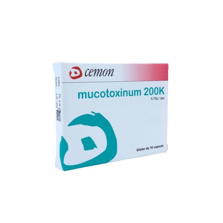 Mucotoxinum 200K Cemon 10 Cápsulas