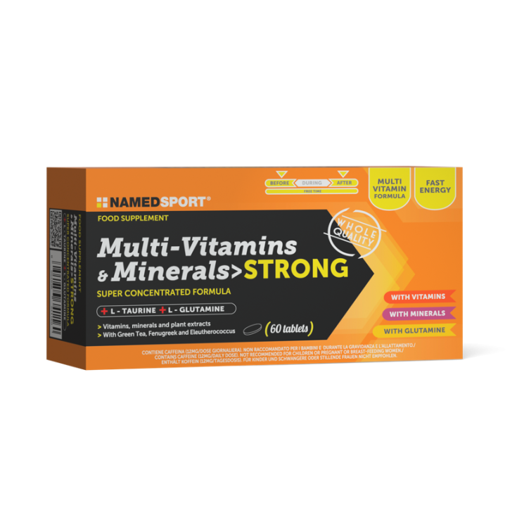 Multi-Vitaminas y Minerales> Strong NamedSport 60 Tabletas