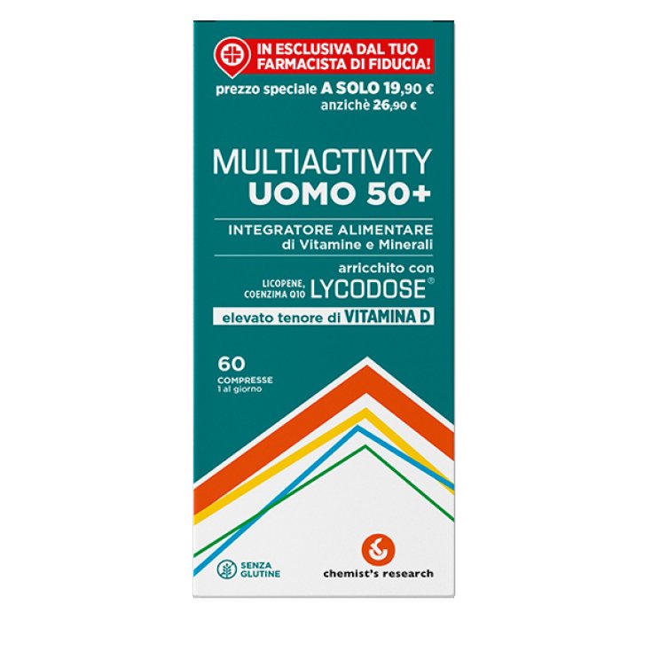 Multiactividad Hombre 50+ Chemist's Research 60 Comprimidos