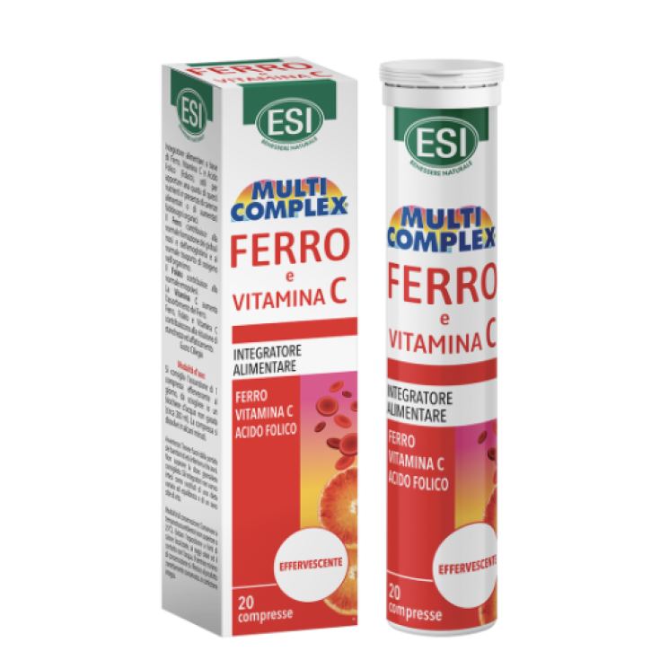 Multicomplejo Hierro E Vitamina C Esi 20 Comprimidos