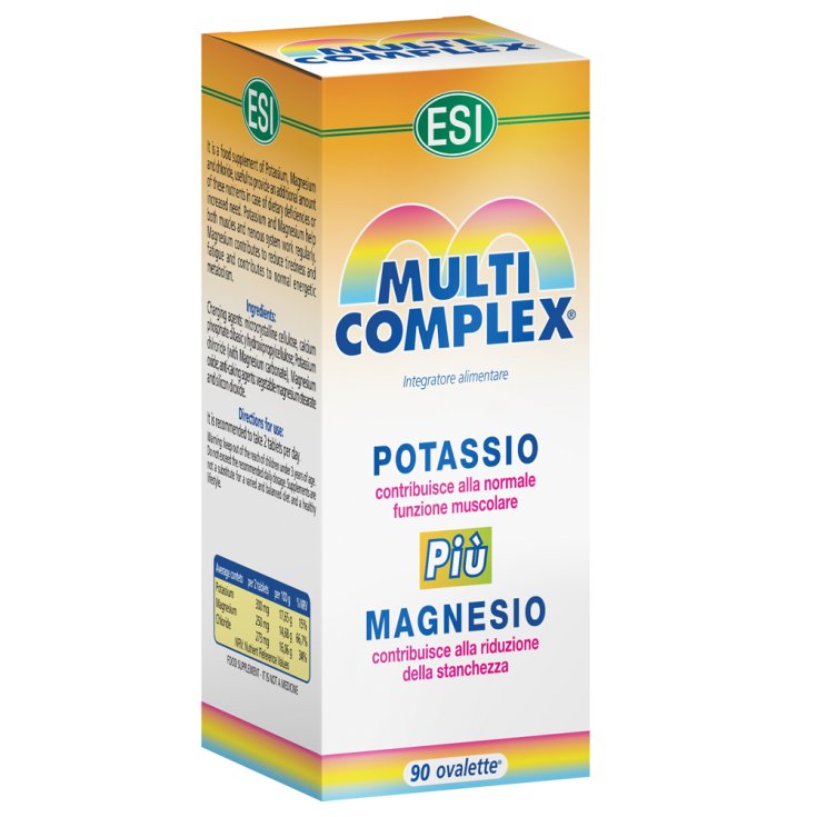 Multicomplejo Potasio Más Magnesio Esi 90 Ovalette