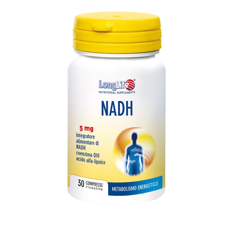 NADH 5mg LongLIfe 30 Comprimidos recubiertos