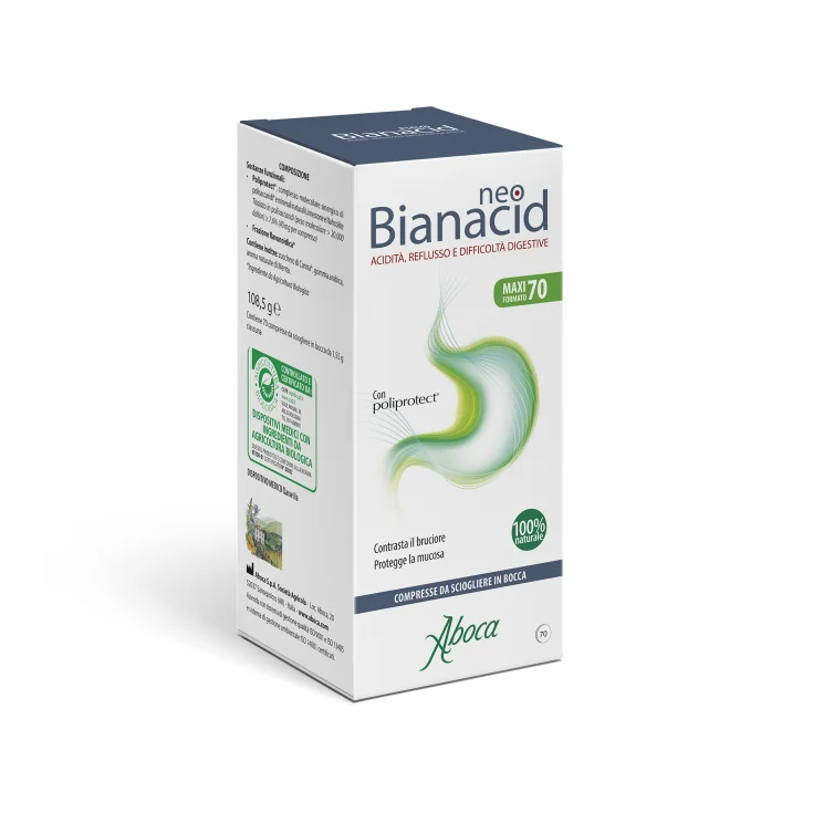 NeoBianacid Aboca 70 Comprimidos Masticables