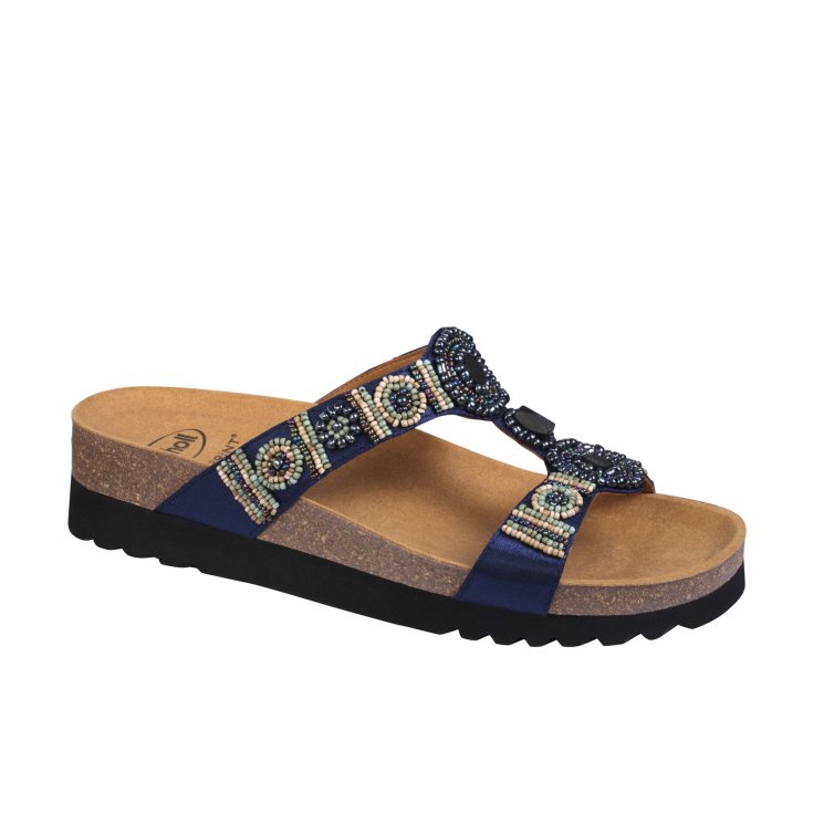 Novedades Bogotà Scholl® Sandalia Mujer Bioprint® Azul Talla 38