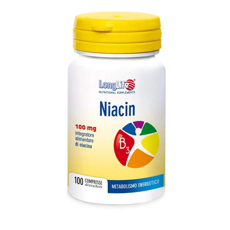 Niacina LongLife 100 tabletas divisibles