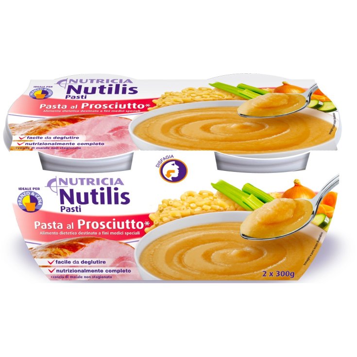 Nutilis Meals Pasta Con Jamón Nutricia 2x300g