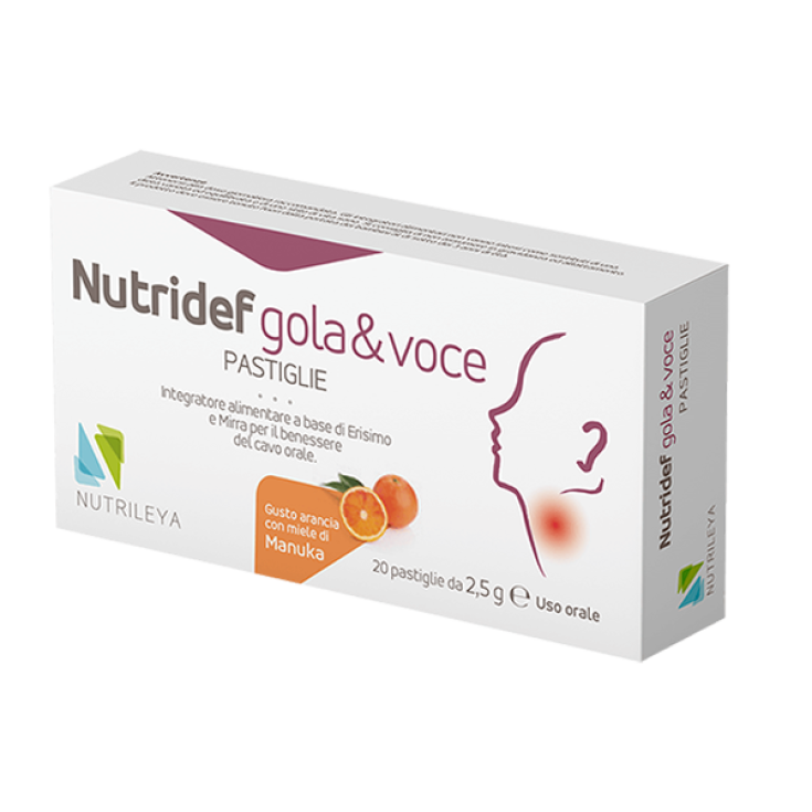 NutriDef Garganta & Nutrileya Voz 20 Comprimidos