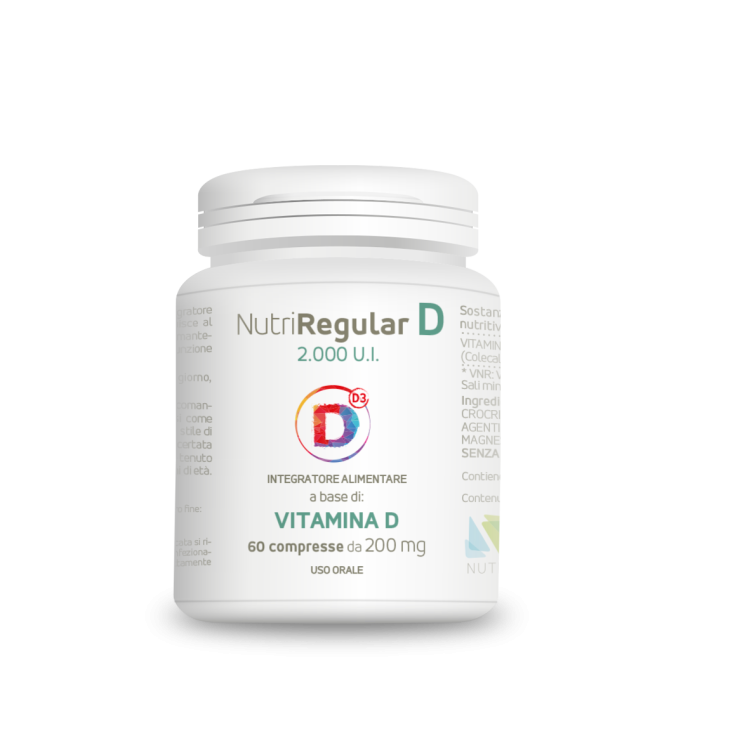 NutriRegular D 2.000 UI Vegano Nutrileya 60 Comprimidos