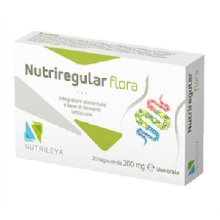 Nutriregular Flora Nutrileya 20 Cápsulas