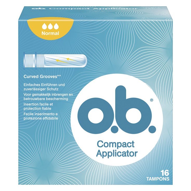 Ob® Compact Aplicador - Normal 16 Piezas