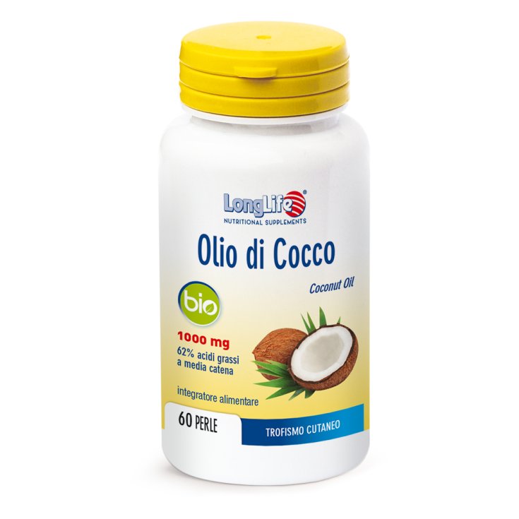 Aceite de Coco Orgánico LongLife 60 Perlas