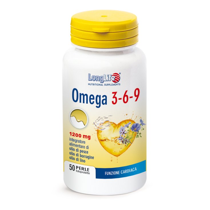 Omega 3-6-9 LongLife 50 Perlas Fotoprotegidas