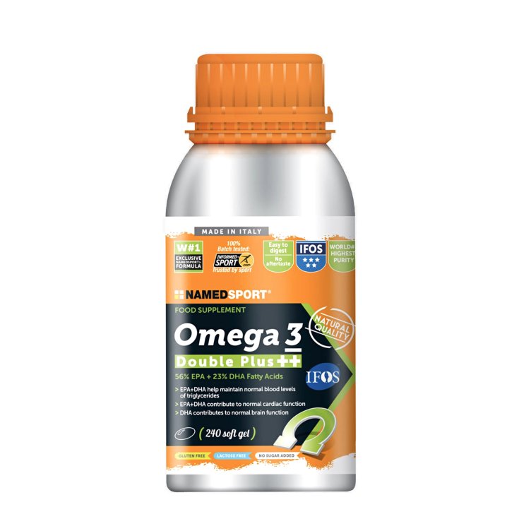 Omega 3 Double Plus ++ Nombrado 240 Soft Gel