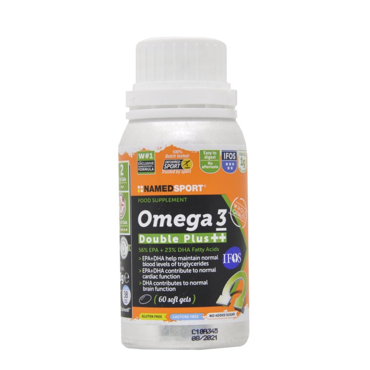 Omega 3 Double Plus ++ Nombrado 60 Soft Gel