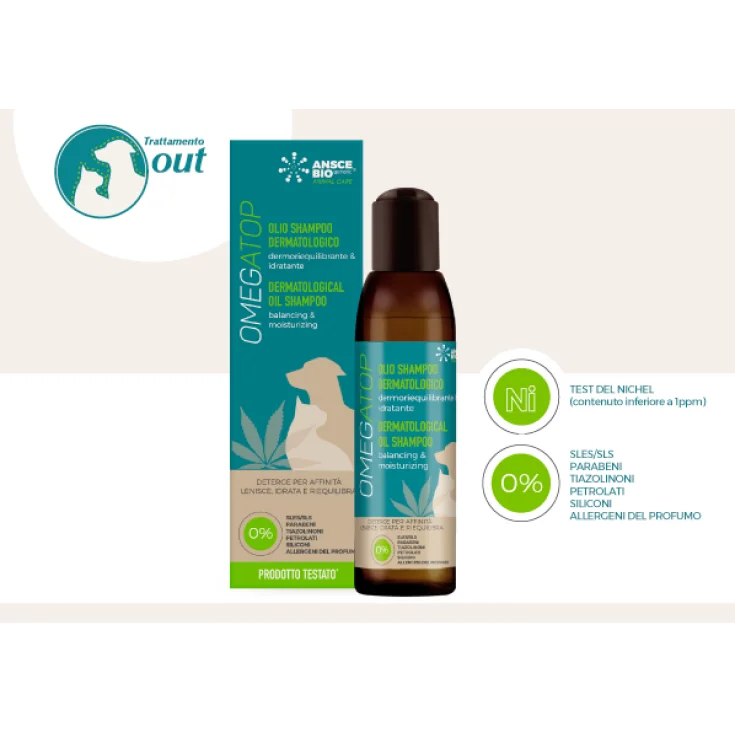 Omegatop Ansce Bio Champú Dermatológico Aceite 200ml