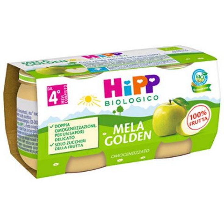 Manzana Homogeneizada Golden Hipp 2X80g