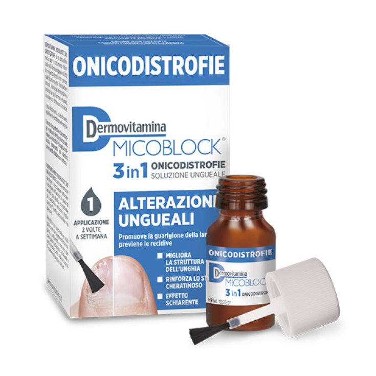 Onicodistrofias 3 en 1 Dermovitamina Micoblock 7ml