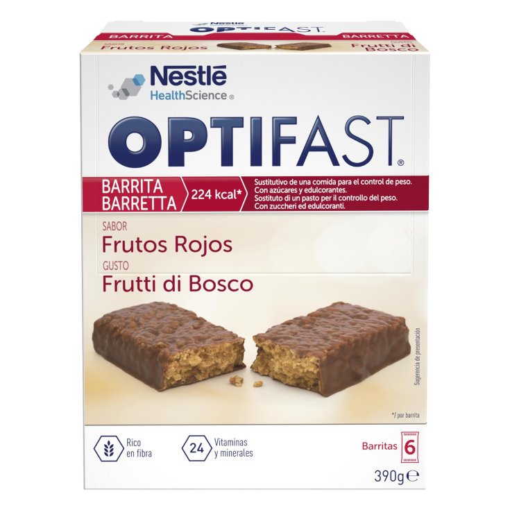OptiFast Nestlè HealthScience Barritas 6 Piezas