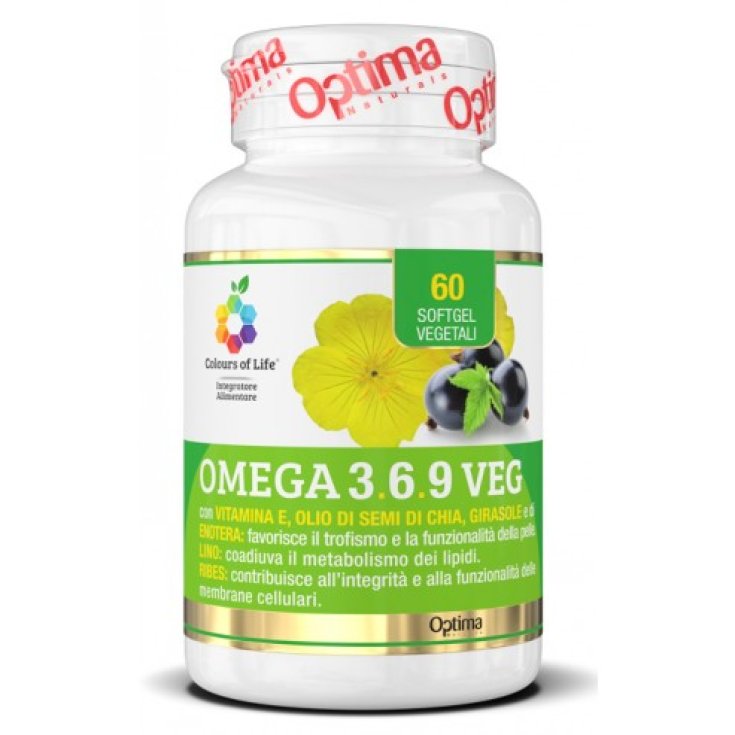 Omega 3.6.9 VEG Colors Of Life® Optima Naturals 60 Cápsulas Blandas