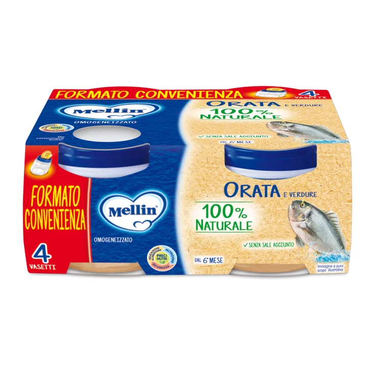 Besugo Y Verduras Mellin 4x80g