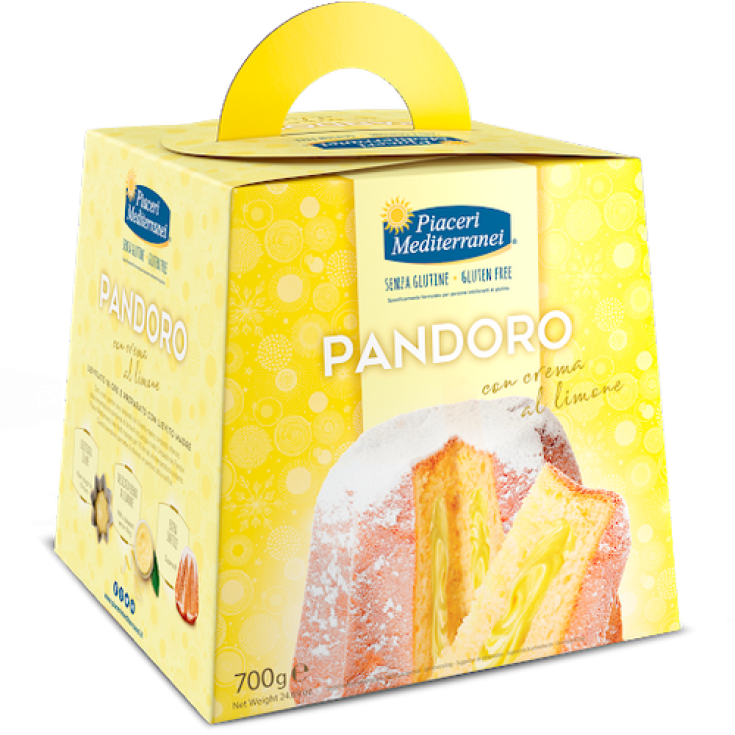 Pandoro Con Crema De Limon Piaceri Mediterranei 700g