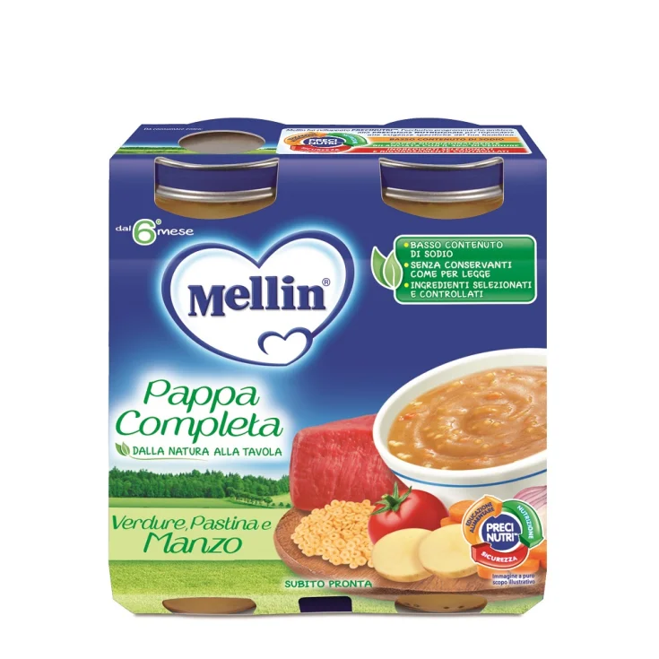 Complete Pappa Pastina De Verduras Mellin De Ternera 2x250g