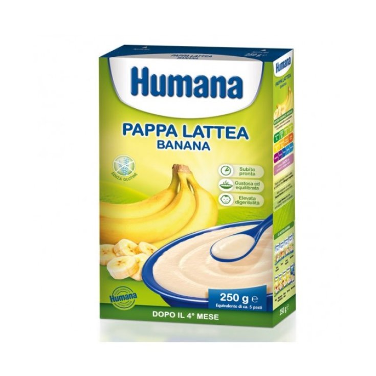 Gelatina Lechosa Plátano Humana 250g