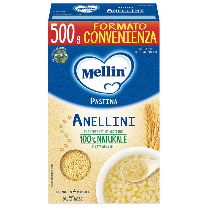 Pastina Anellini Mellín 500g