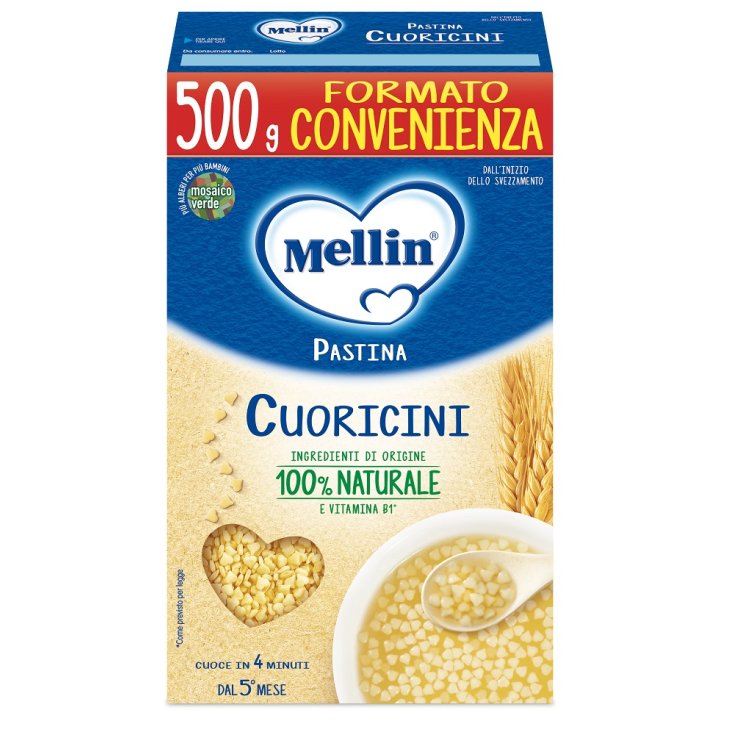 Mellin Corazones Pastina 500g