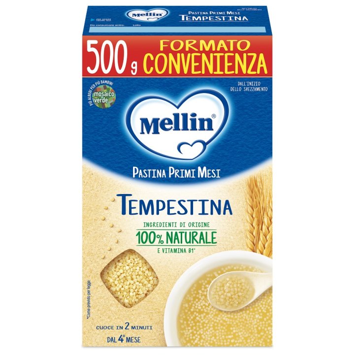 Pastina Tempestina Mellín 500g