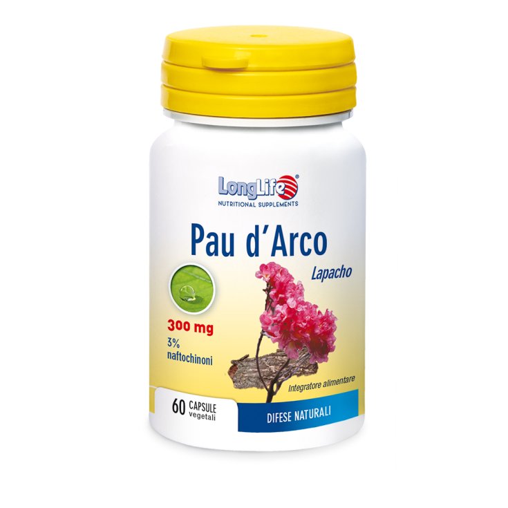 Pau d'Arco 300mg LongLife 60 Cápsulas Vegetarianas