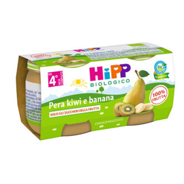 Pera kiwi Banana Hipp Bio 2x80g