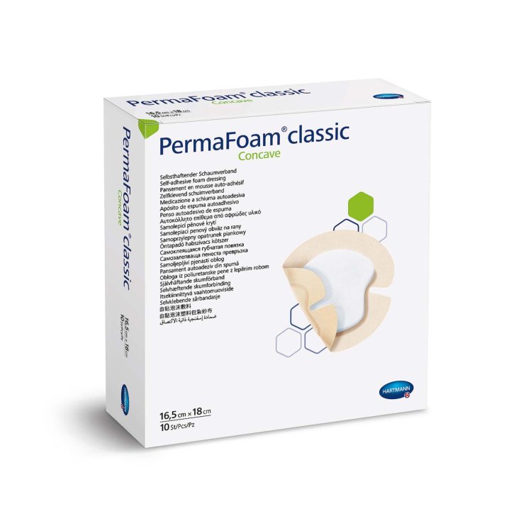 PermaFoam Classic Cóncavo 16,5x18 Hartmann 10 Piezas