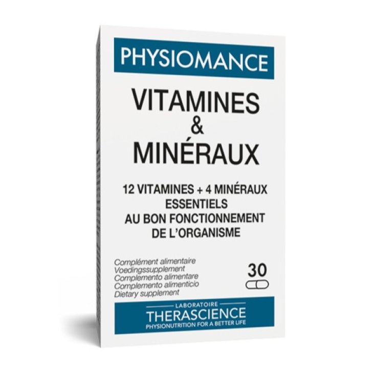 Physiomance Vitaminas y Minerales Therascience 30 Cápsulas