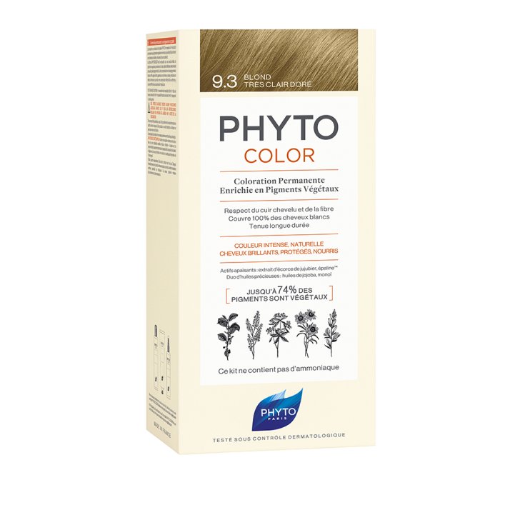 PhytoColor 9.3 Phyto Rubio Muy Claro Dorado 100ml