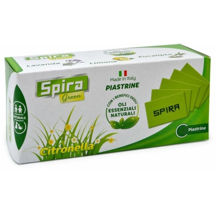 Spira Green Citronella Plaquetas 24 Piezas
