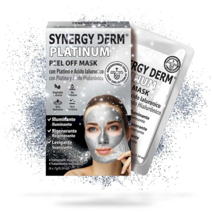 Platinum Peel Off Mask Synergy Derm 4 Tratamientos